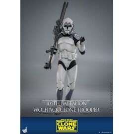 Star Wars The Clone Wars Action Figure 1/6 104th Battalion Wolfpack Clone Trooper 30 cm