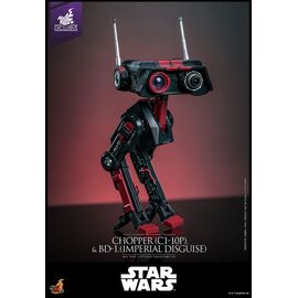 Star Wars Action Figure Set 1/6 Chopper (C1-10P™) & BD-1™ (Imperial Disguise) 18 cm & 8 cm