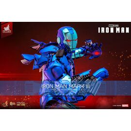 Iron Man Movie Masterpiece Diecast Action Figure 1/6 Iron Man Mark III (Stealth Mode Ver.) 2.0 Hot Toys Exclusive 33 cm