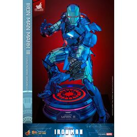 Iron Man Movie Masterpiece Diecast Action Figure 1/6 Iron Man Mark III (Stealth Mode Ver.) 2.0 Hot Toys Exclusive 33 cm