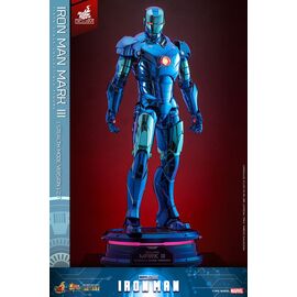 Iron Man Movie Masterpiece Diecast Action Figure 1/6 Iron Man Mark III (Stealth Mode Ver.) 2.0 Hot Toys Exclusive 33 cm