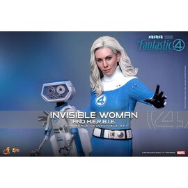 The Fantastic Four: First Steps Movie Masterpiece Action Figure 2-Pack 1/6 Invisible Woman & H.E.R.B.I.E. 28 cm