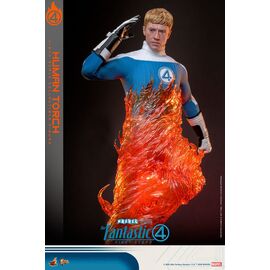 The Fantastic Four: First Steps Movie Masterpiece Action Figure 1/6 Human Torch 30 cm