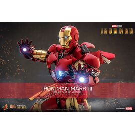 Iron Man Movie Masterpiece Diecast Action Figure 1/6 Iron Man Mark III (Armor Suit Up Version) 32 cm