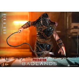 Predator: Badlands Movie Masterpiece Action Figures 2-Pack 1/6 Dek (Bone Bison Armor) and Bud 31 cm