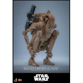 Star Wars: The Phantom Menace Movie Masterpiece Action Figure Set 1/6 Battle Droid & STAP 32 cm