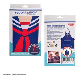 Stranger Things Apron Scoops Ahoy Steve