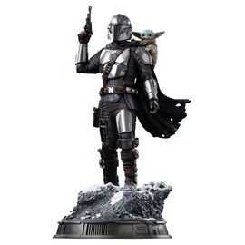 The Mandalorian & Grogu Art Scale Statue 1/10 The Mandalorian and Grogu 25 cm