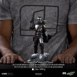 The Mandalorian & Grogu Art Scale Statue 1/10 The Mandalorian and Grogu 25 cm