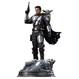 The Mandalorian & Grogu Art Scale Statue 1/10 The Mandalorian and Grogu 25 cm