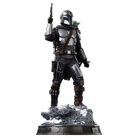 The Mandalorian & Grogu Art Scale Statue 1/10 The Mandalorian and Grogu 25 cm