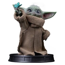 The Mandalorian & Grogu Grogu Collection Statue Grogu Butterfly Wonder