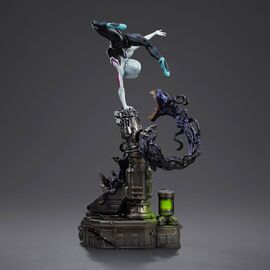 Spider-Man vs Villains Art Scale Statue 1/10 Ghost Spider Diorama  34 cm