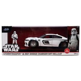 Star Wars Diecast Model 1:24 Stormtrooper Dodge Charger SRT Hellcat