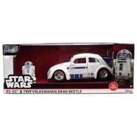 Star Wars Diecast Model 1:24 R2-D2 1959 VW Drag Beetle