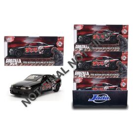 Godzilla Diecast Model 1:32 Nissan Skyline GT-R R33 Assortment (6)
