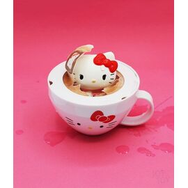 Sanrio Squishy Figures Hello Kitty Cappuccino Display (8)