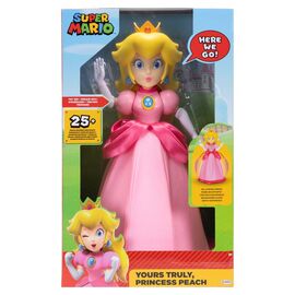 World of Nintendo Talking Action Figure Princess Peach Yours Truly 36 cm