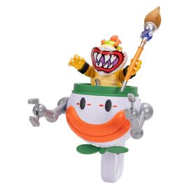 The Super Mario Galaxy Movie Action Figure Bowser Jr. with Clown Car 13 cm