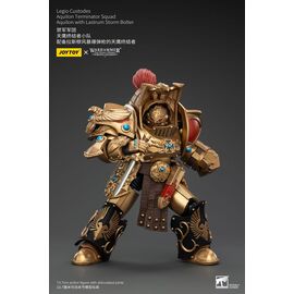 Warhammer The Horus Heresy Action Figure 1/18 Legio Custodes Aquilon Terminator Squad Aquilon with Lastrum Storm Bolter 14 cm