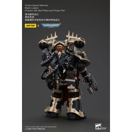 Warhammer 40k Actionfigur Chaos Space Marines Black Legion Chosen with Bolt Pistol and Power Fist 20 cm