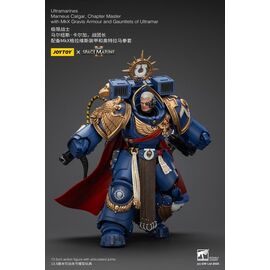 Warhammer 40k Action Figure Ultramarines Marneus Calgar Chapter Master with MKX Gravis Armour and Gauntlets of Ultramar 20 cm