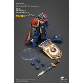 Warhammer 40k Action Figure Ultramarines Victrix Honour Guardwith Storm Shield And Power Sword 20 cm