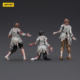 Zombie Dark Source Action Figures 3-Pack Scientists (Female) 8 cm