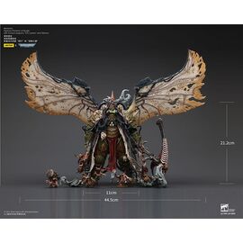 Warhammer 40k Action Figure 1/18 Mortarion Daemon Primarch of Nurgle with Ancient weapons The Lantern and Silence 21 cm