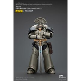 Warhammer The Horus Heresy Action Figure 1/18 lron Warriors MKVI Tactical Sergeant with Power Sword and Plasma Pistol 12 cm