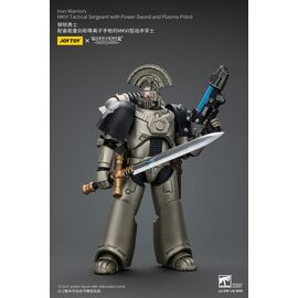 Warhammer The Horus Heresy Action Figure 1/18 lron Warriors MKVI Tactical Sergeant with Power Sword and Plasma Pistol 12 cm
