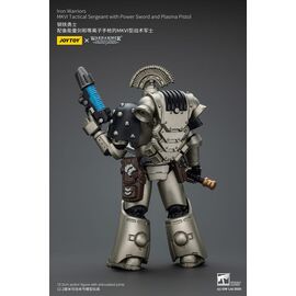 Warhammer The Horus Heresy Action Figure 1/18 lron Warriors MKVI Tactical Sergeant with Power Sword and Plasma Pistol 12 cm