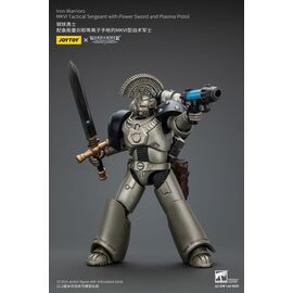 Warhammer The Horus Heresy Action Figure 1/18 lron Warriors MKVI Tactical Sergeant with Power Sword and Plasma Pistol 12 cm