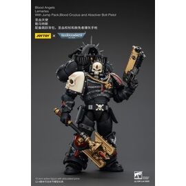 Warhammer 40,000: Combat Patrol Blood Angels Action Figure Lemartes With Jump Pack Blood Crozius and Absolver Bolt Pistol 12 cm