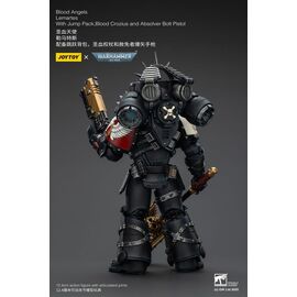 Warhammer 40,000: Combat Patrol Blood Angels Action Figure Lemartes With Jump Pack Blood Crozius and Absolver Bolt Pistol 12 cm
