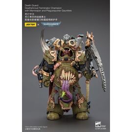 Warhammer 40k Action Figure 1/18 Death Guard Deathshroud Terminator Championwith Manreaper and Plaguespurter Gauntlets 14 cm