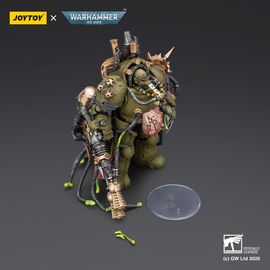 Warhammer 40,000 Action Figure Death Guard Lord of Virulence with Power Fist and Twin Plague Spewer 14 cm