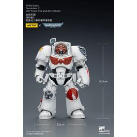 Warhammer 40,000 Action Figure White Scars Terminator 2 with Power Fist and Storm Bolter 14 cm