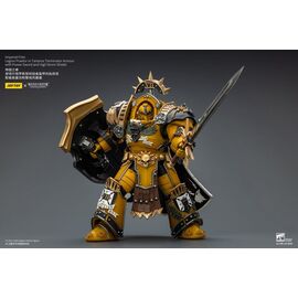 Warhammer Imperial Fists Action Figure Legion Praetor in Tartaros Terminator Armourwith Power Sword and Vigil Storm Shield 14 cm
