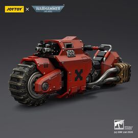 Warhammer 40,000 Raider-pattern Combat Bike Blood Angels with twin-linked bolt rifles 22 cm