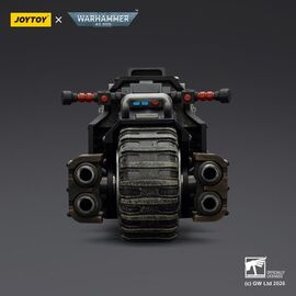 Warhammer 40,000 Raider-pattern Combat Bike Raven Guard with twin-linked bolt rifles 22 cm