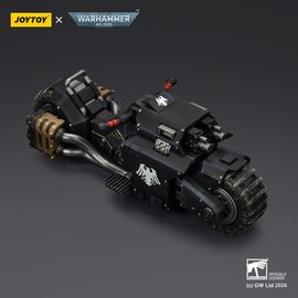 Warhammer 40,000 Raider-pattern Combat Bike Raven Guard with twin-linked bolt rifles 22 cm