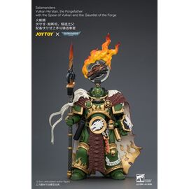 Warhammer Action Figure Salamanders Vulkan He'stan, the Forgefather 13 cm