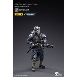 Warhammer 40k Action Figure 1/18 Death Korps of Krieg Veteran Squad Guardsman with Flamer 10 cm