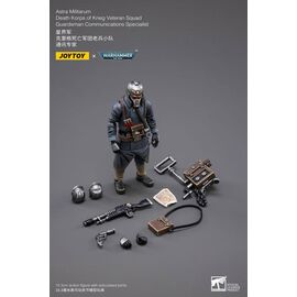 Warhammer 40k Action Figure 1/18 Death Korps of Krieg Veteran Squad Guardsman Communications Specialist 10 cm