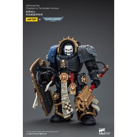 Warhammer 40k Action Figure 1/18 Ultramarines Chaplain in Terminator Armour 12 cm