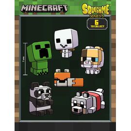 Minecraft Squishme Anti-Stress Figures 7 cm Series 5 Display (16)