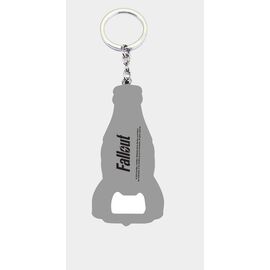 Fallout Keychain with Bottle Opener Nuka Cola Logo
