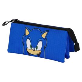 Sonic - The Hedgehog Triple Pencil case SEGA Sight Blue