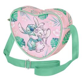 Lilo & Stitch Casual Heart Crossbody Bag Hug Pink
